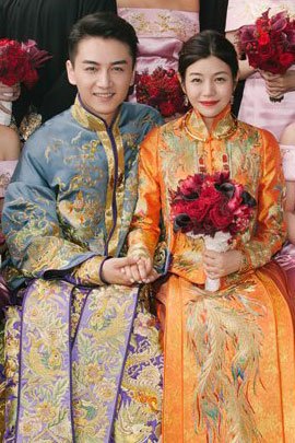 陈晓陈妍希办中式婚礼 太甜啦!