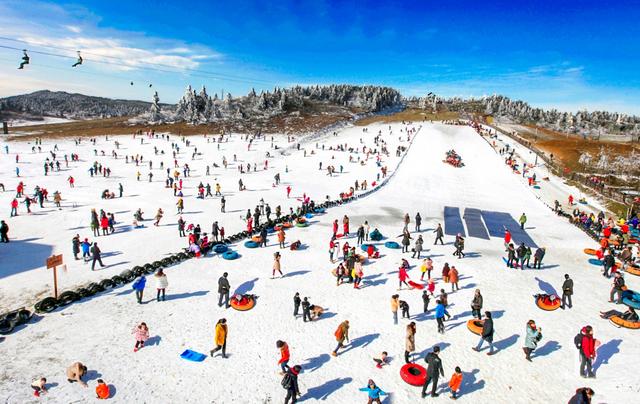 仙女山元旦出游正当时 冰雪仙女有话对你说