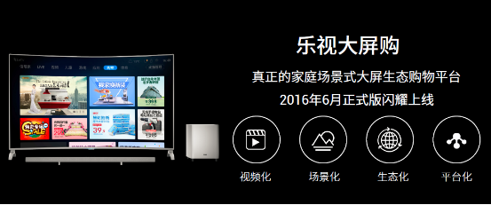 乐视超级电视成乐视第一大流量终端平台 推出场景式生态平台大屏购