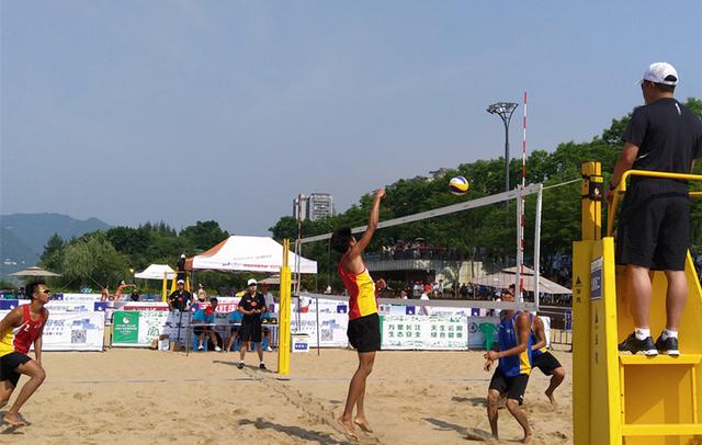 2018年全国沙滩排球巡回赛(重庆云阳站)正式启