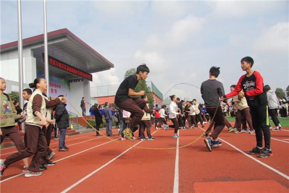 茶园新城中学体育节开幕 学子展现奥运主题