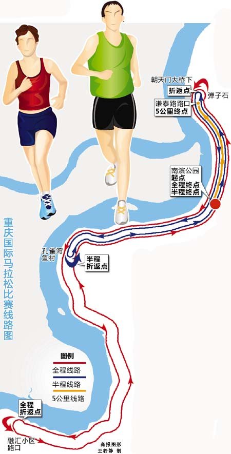 走你!明天跑马拉松 部分路段交通管制_大渝网
