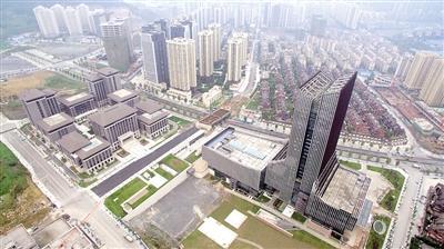 位于渝北空港国际新城的重庆人力资源服务产业园.