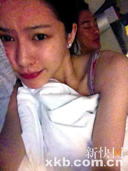 潘霜霜称手机丢失致床照外泄 交友还会拍(图)