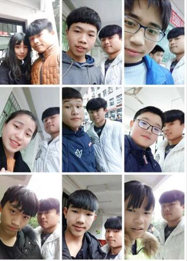 重庆内向高三学生自我改变：与999名校友自拍合影