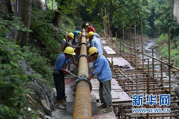 北碚建成43公里镇级污水连接管道