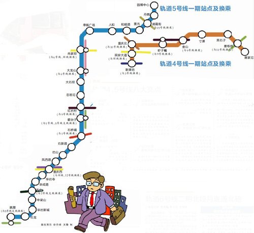 轨道4、5号线昨日开工 2014年将开通4条轨道线路_大渝网_腾讯网