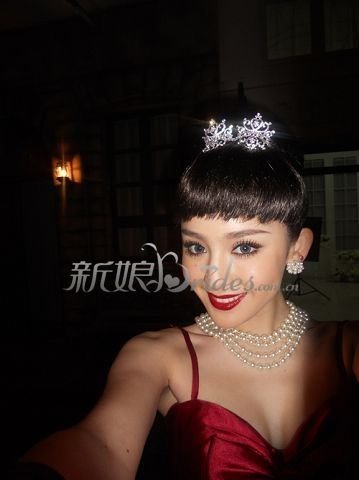 欧式洛可可造型 打造新娘复古风