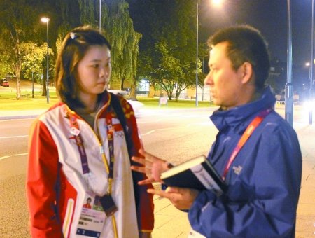 新冠军李雪芮:爱听陈奕迅的歌爱看网络小说_大