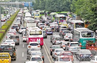 全国最堵10城排名 重庆拥堵延时指数排第四