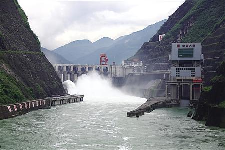 乌江彭水水电站外景