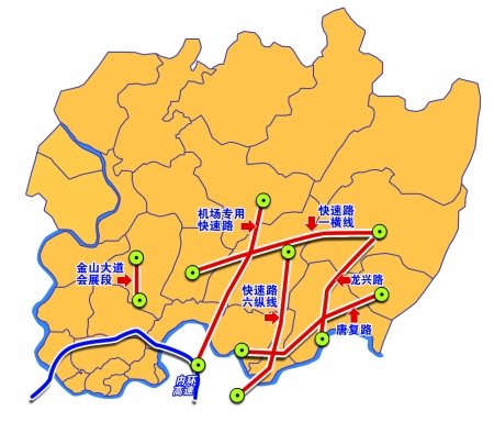 未来两江新区交通规划示意图商报图形