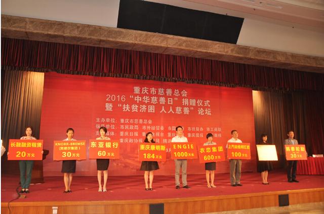 重庆市慈善总会2016