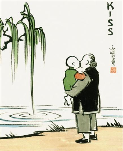 朱自清:看丰子恺的漫画像吃橄榄似的 老