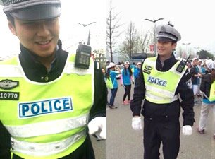 重庆马拉松最帅交警走红 神似"何以琛"