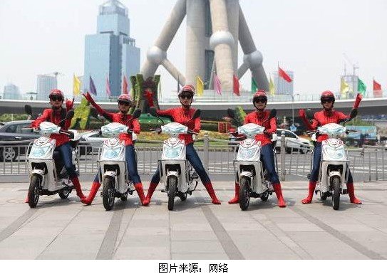 <em>女</em>蜘蛛侠追捕<em>偷车贼</em> 新大洲电动车宣传创意获