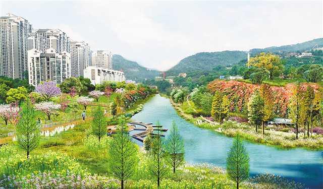 重庆高标准打造城市生态绿岸