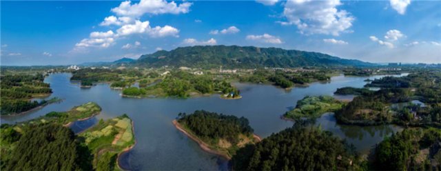 龙水湖旅游度假区全景图.