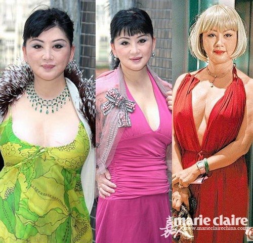 越老越疯癫 娱乐圈<em>老女人</em>造型pk_明星衣品_大