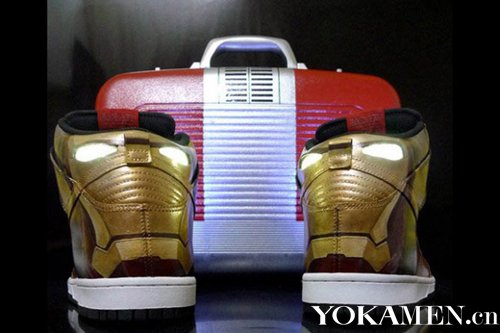 特别定制的Nike钢铁侠鞋款