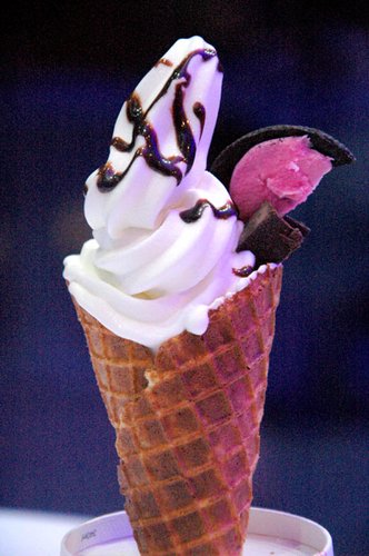 客百利冰雪优格-蛋筒优格冰淇淋