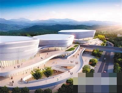渝北全民健身中心 三大体育场馆开建