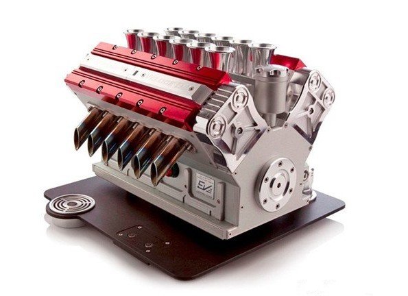 镁铝合金V12赛车发动机 榨出热血咖啡