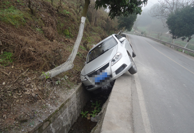 驾车教子耍玩具 新年头天出车祸