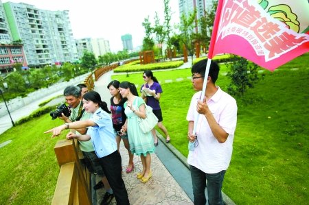 荣昌4条街代言人亮相 大师拉小提琴上街拉票_