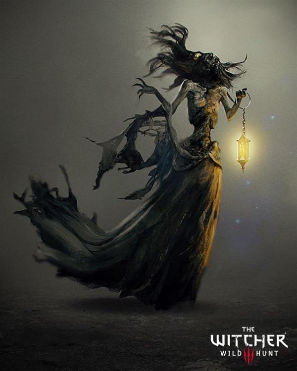 年度游戏《巫师3》原画公开:女主美艳