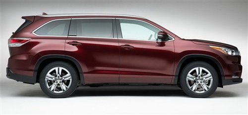 2014款丰田汉兰达官图发布