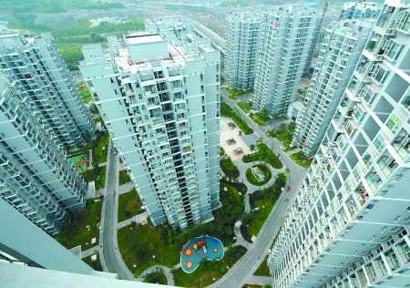 环境优美的重庆"民心佳园"公租房小区.
