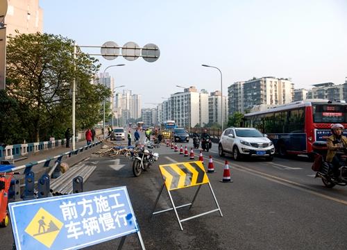 北碚文星湾大桥“生病”了 养护维修至明年1月