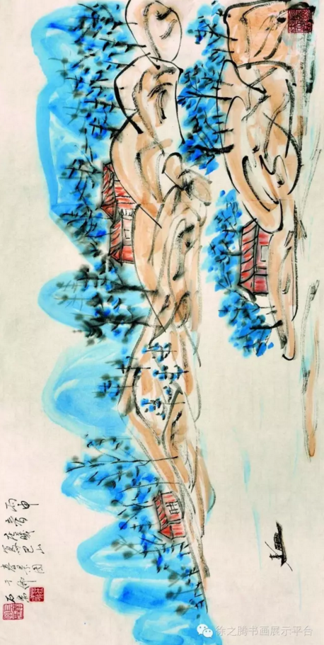 静笃之美---庄曦先生水墨山水画欣赏_大渝网_