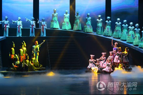 歌舞诗剧《濯水谣》重庆大剧院上演 展现黔江历史文化