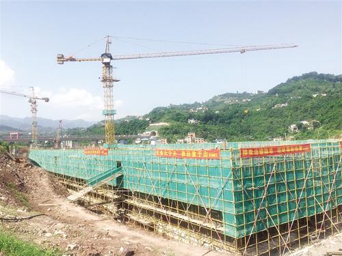 万州塘坊新城区主干道5标段预计年底通车