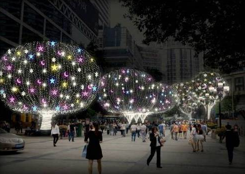 美哭！解放碑为你点亮360度无死角的夜色之美~