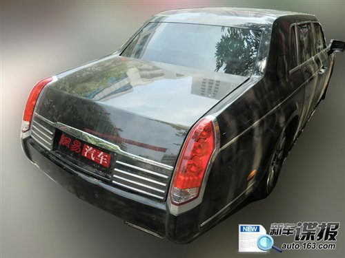 搭6.0l v12发动机 红旗hqe内饰首次曝光高清图片