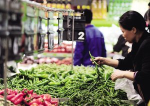 超市将配食品检测设备 专查有无农药残留