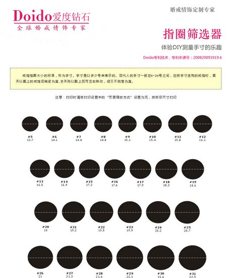 戒指偷量术--给她一个完美的惊喜