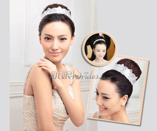 点评<em>李小璐</em>的<em>新娘发型</em>_大渝网_腾讯网