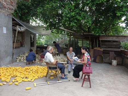 万盛万东镇:进家入户开展扫黑除恶宣传