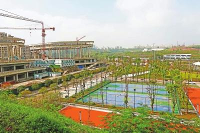 渝北:全民健身中心公园建设已近尾声 预计今年