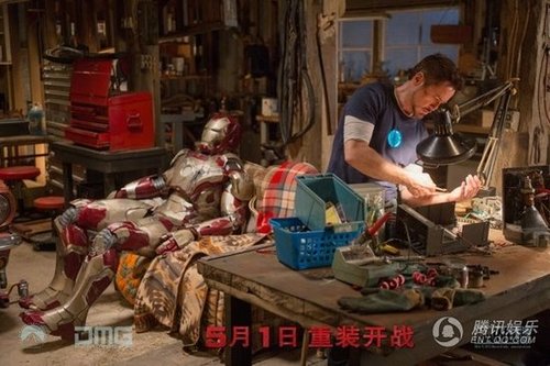 《钢铁侠3》曝全球巡回特辑 火热登陆五一档