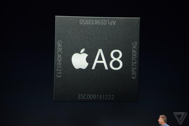 iPhone 6配备64位A8处理器 性能提升20%