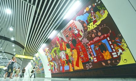组图:坐地铁一号线 穿越百年重庆