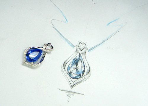 重庆婚礼博览会 坦桑蓝钻石系列亮相