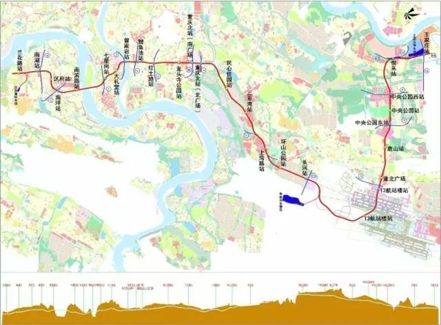 轨道交通10号线列车惊艳亮相 线路图+换乘站曝