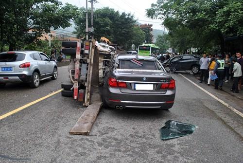 车祸现场 北碚警方供图
