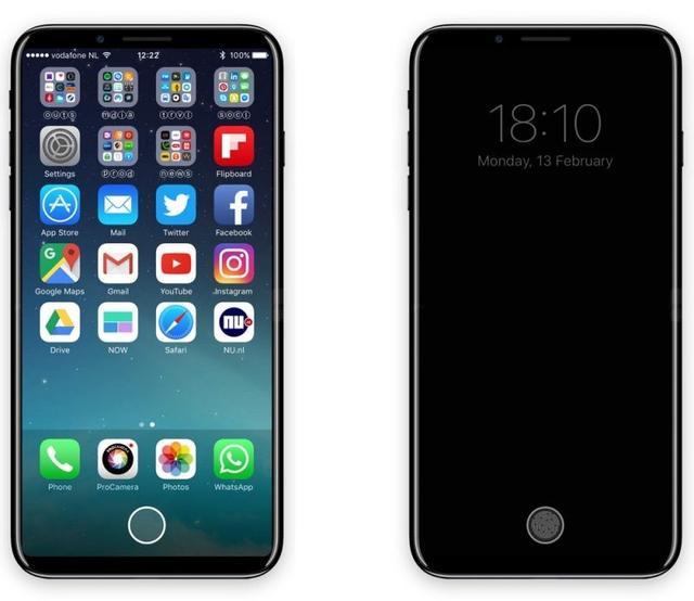 iPhone 8最强概念设计:虚拟Home键+功能条登